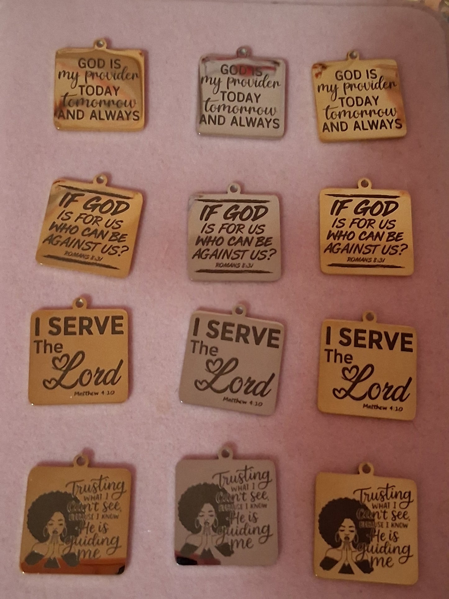 "Religious" Quote Charms(Style2)(1pc.)