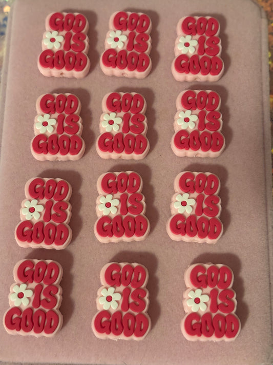 “God Is Good” Focal Beads(1pc.)