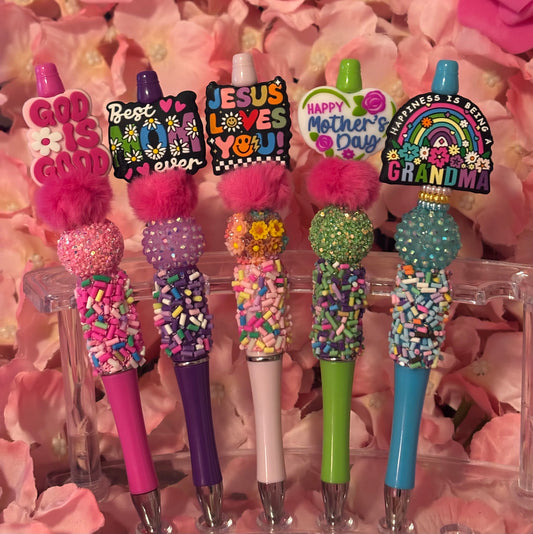 Fun Beaded Pens(1pc.)