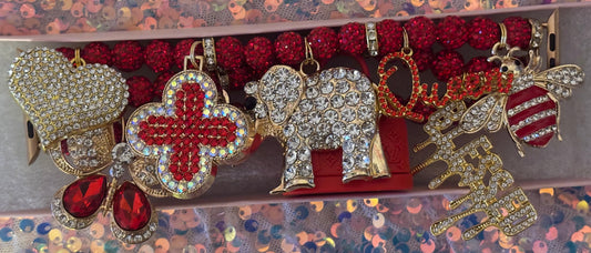 “Restocked” Red “Luxurious” Beaded Watchband(42/44/45/49MM)