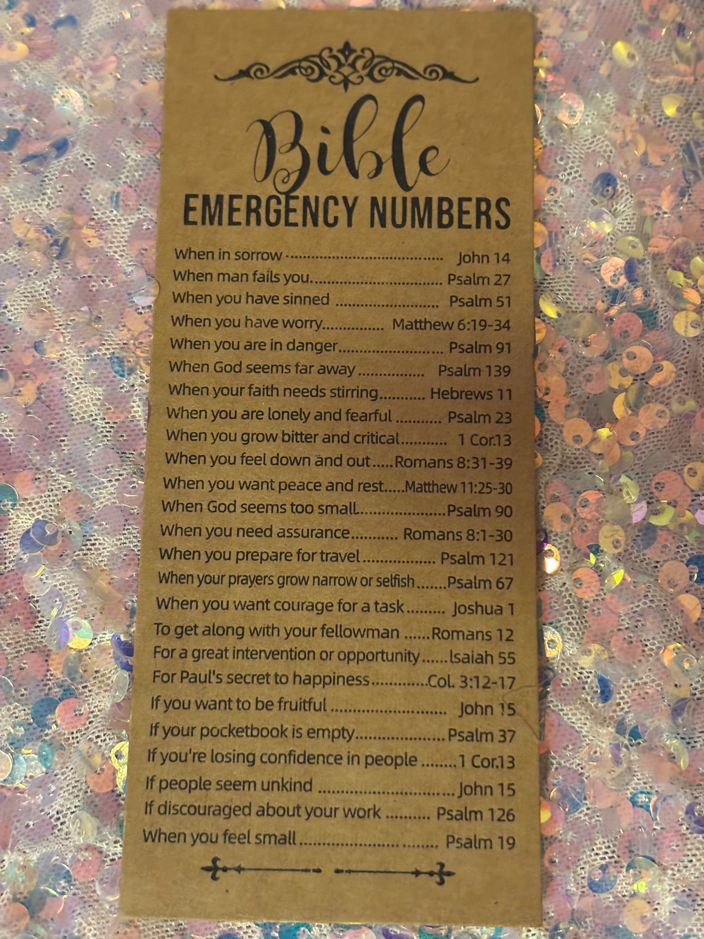 Religious Bookmark(1pc.)