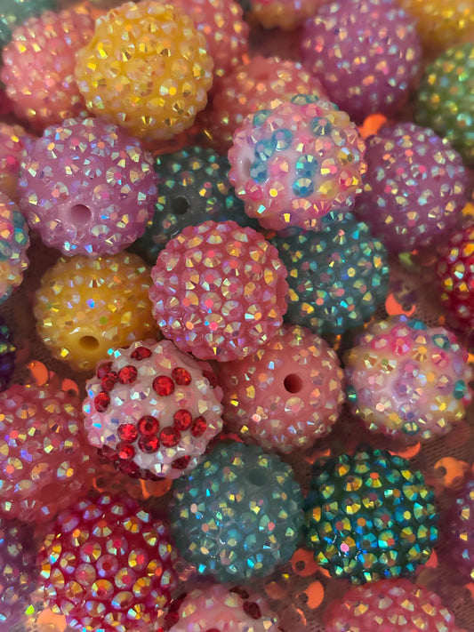 20MM Spring Mix Round Beads(set of 10)