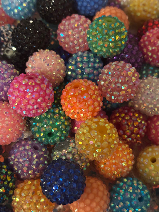 20MM Rhinestone Beads(10ct)