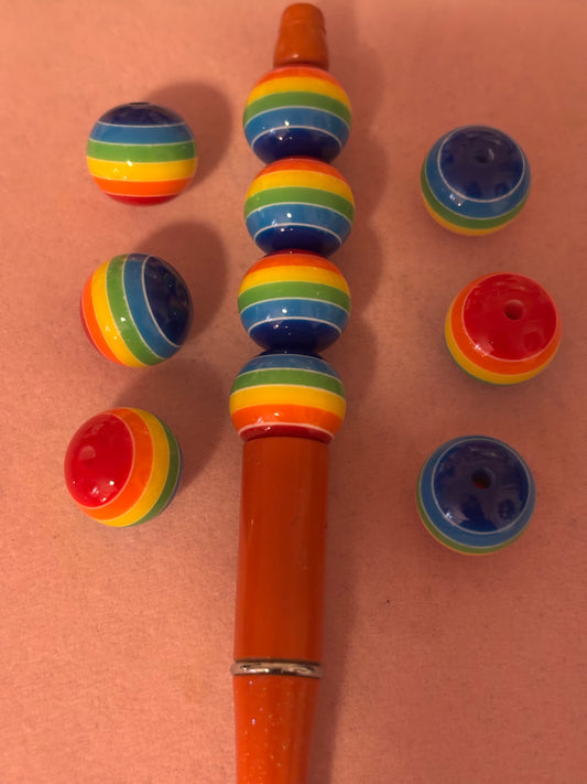 16MM Rainbow 🌈 Round Beads(1pc.)