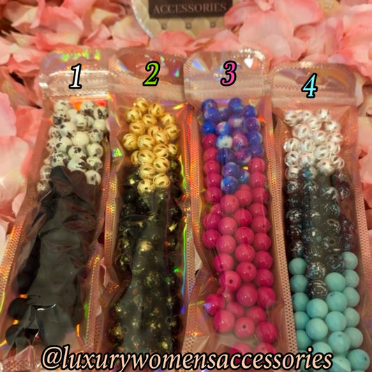 “Stylish” Color Bead Bag Mix