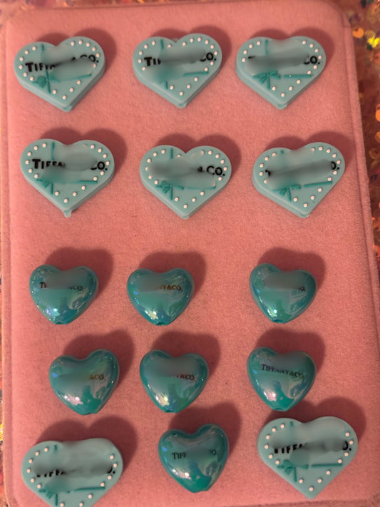 “Tiff” Heart Focal Beads(1pc.)