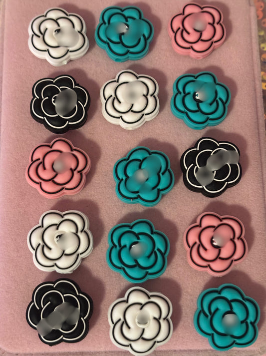 “Luxury” Flower Focal Beads(1pc.)
