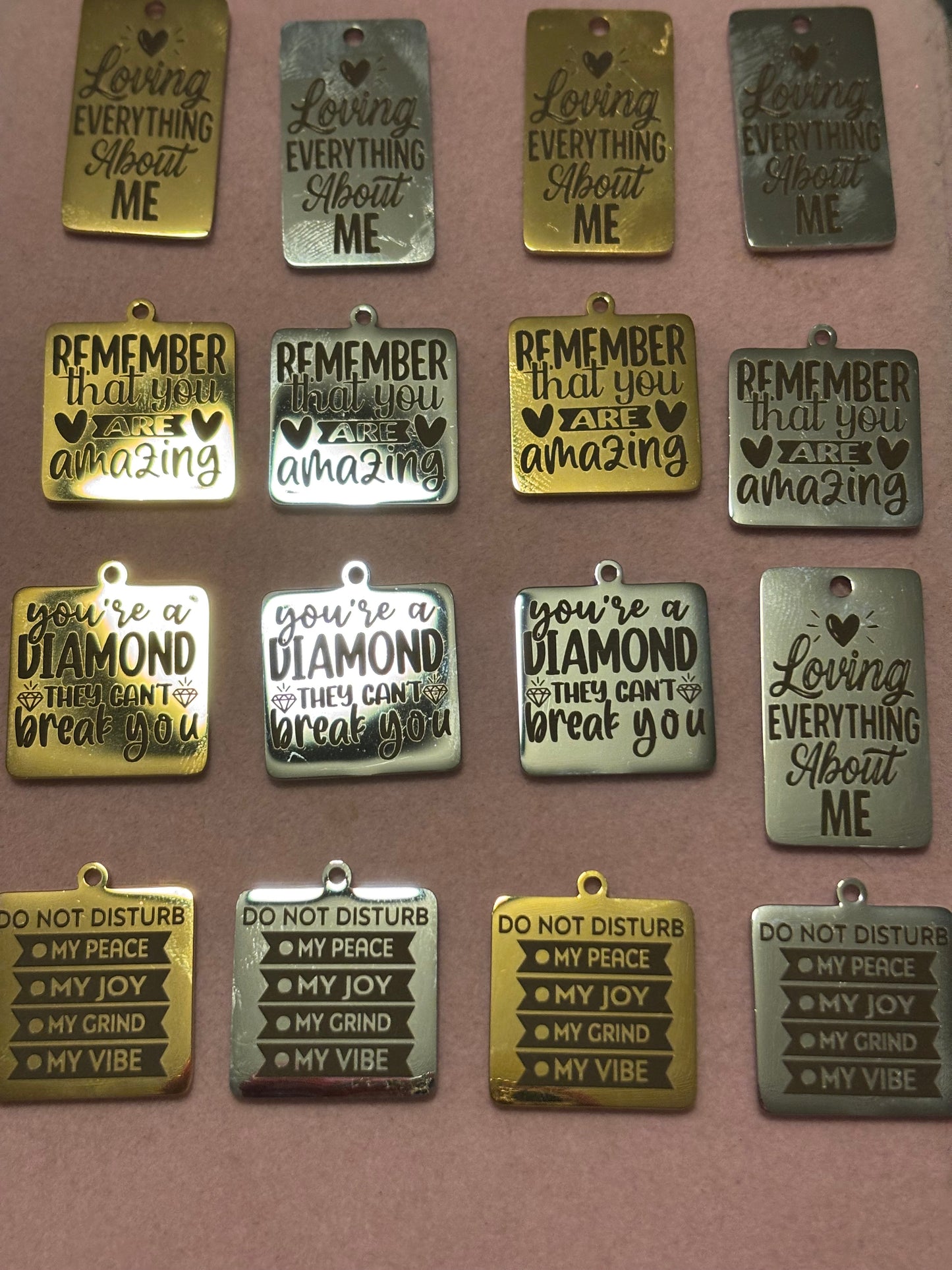 "Affirmation" Charms(1pc.)