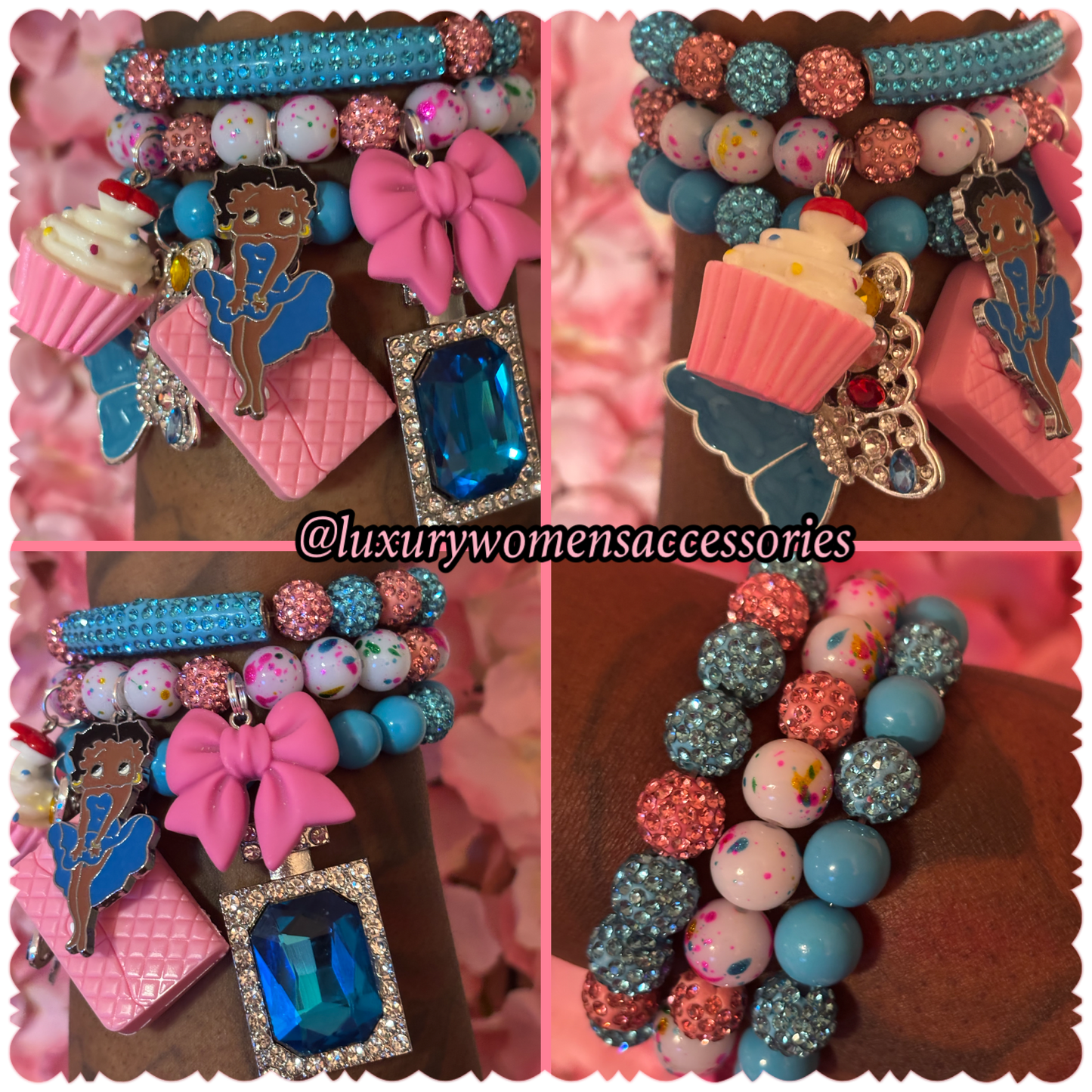“Restocked” “Summer Betty” Beaded Bracelet Set(set of 3)