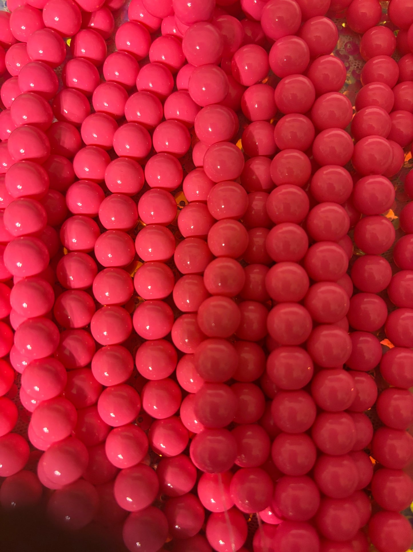 “Barb” Pink Beads(40ct.)