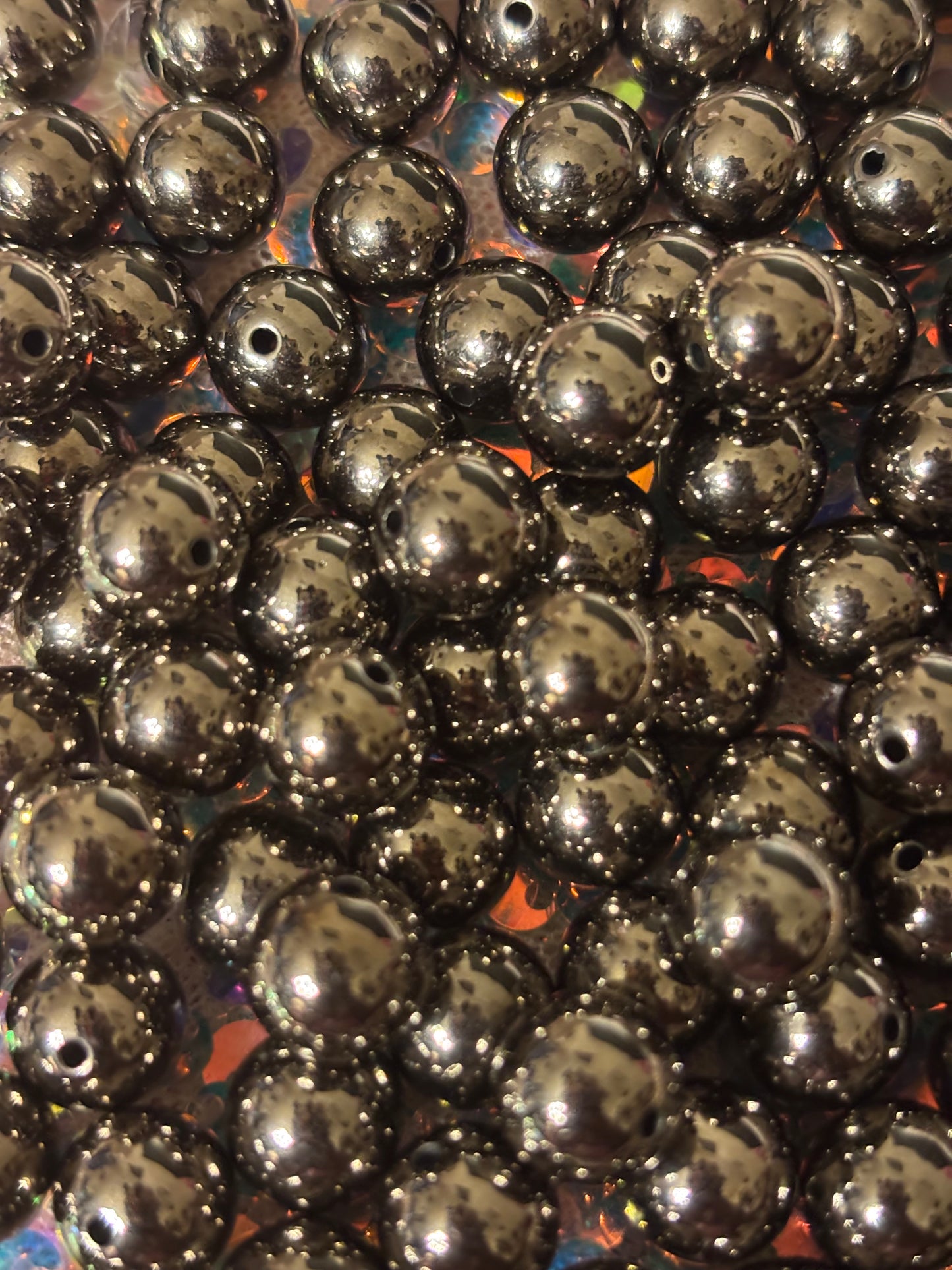 "Gun Metal" Beads(40ct.)