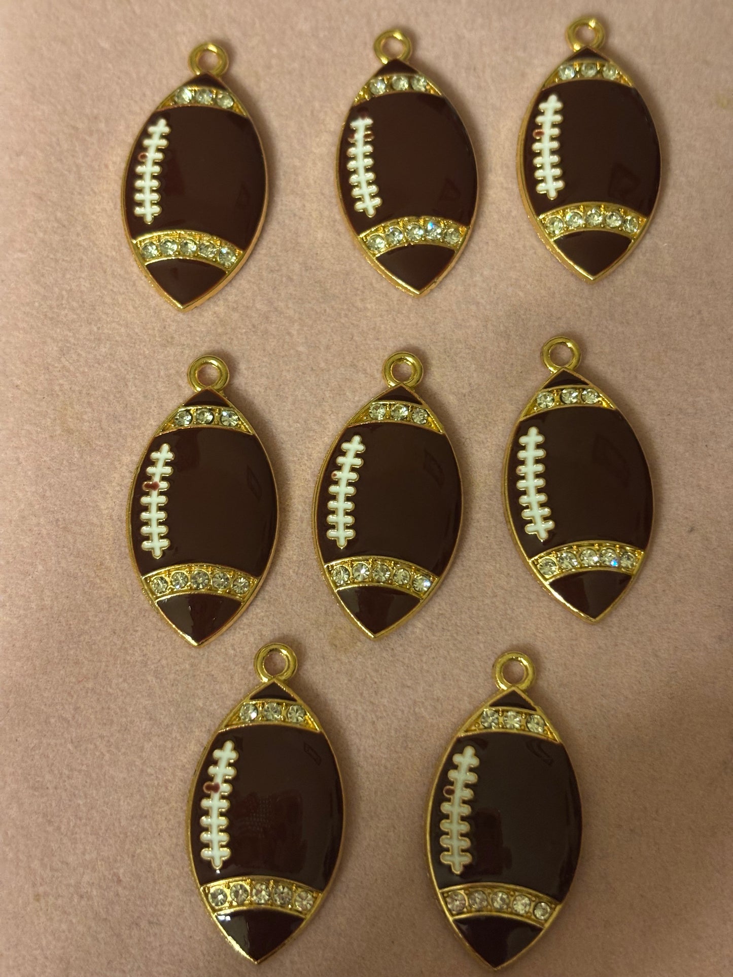 Gold Football Charms(1pc.)
