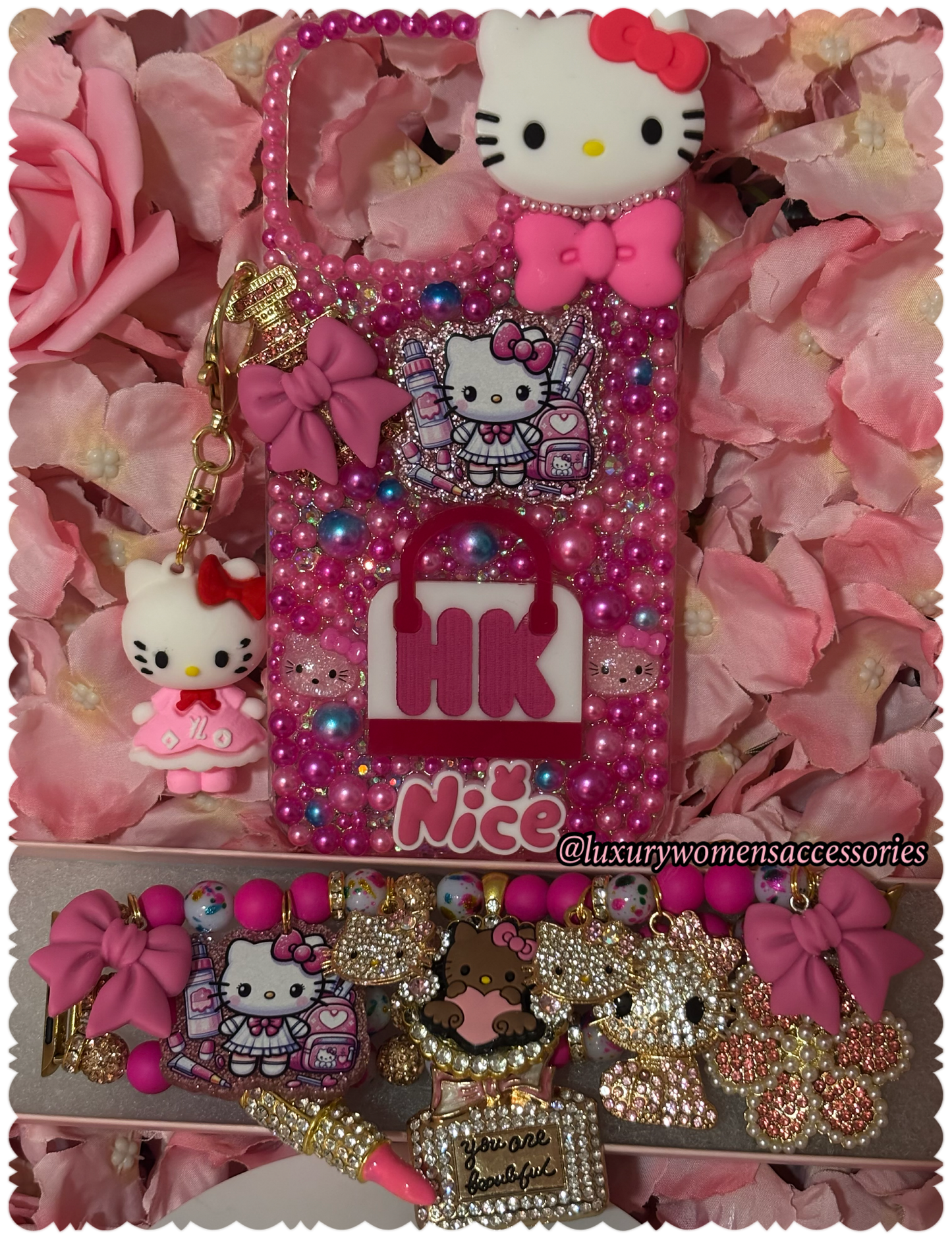 Custom “Bling” Watchband/Phone Case(Made To Order)