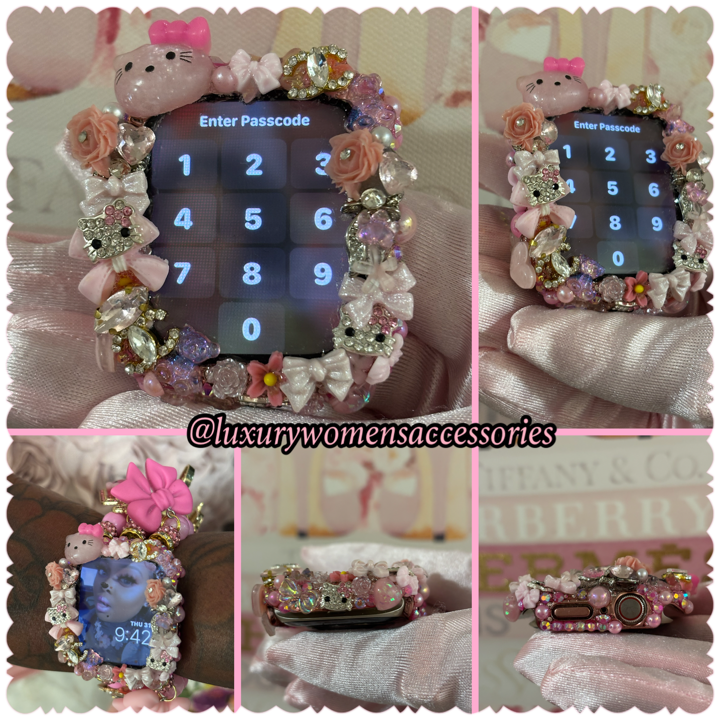 “Custom” Pink “HK” Apple Junk WatchFace(Made To Order)