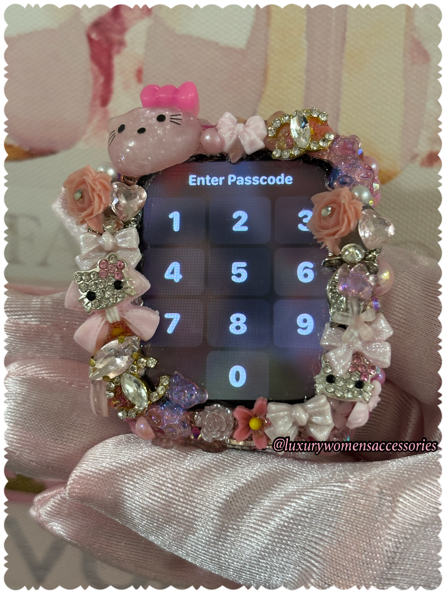 “Custom” Pink “HK” Apple Junk WatchFace(Made To Order)