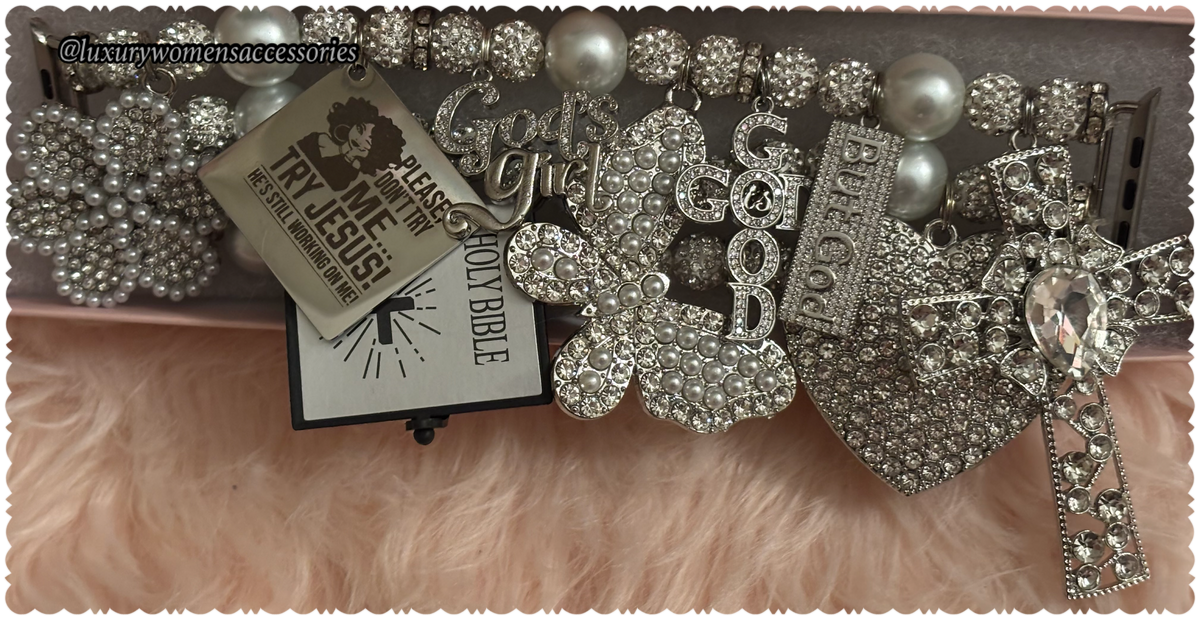 Custom Religious Beaded Watchband(Made To Order)
