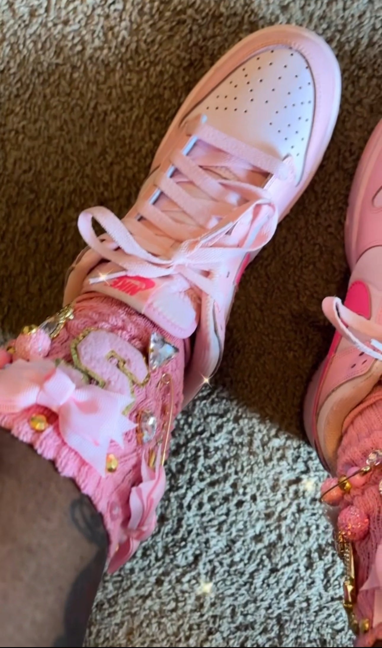 Ultimate Bedazzled Socks(1pair)(Made To Order)