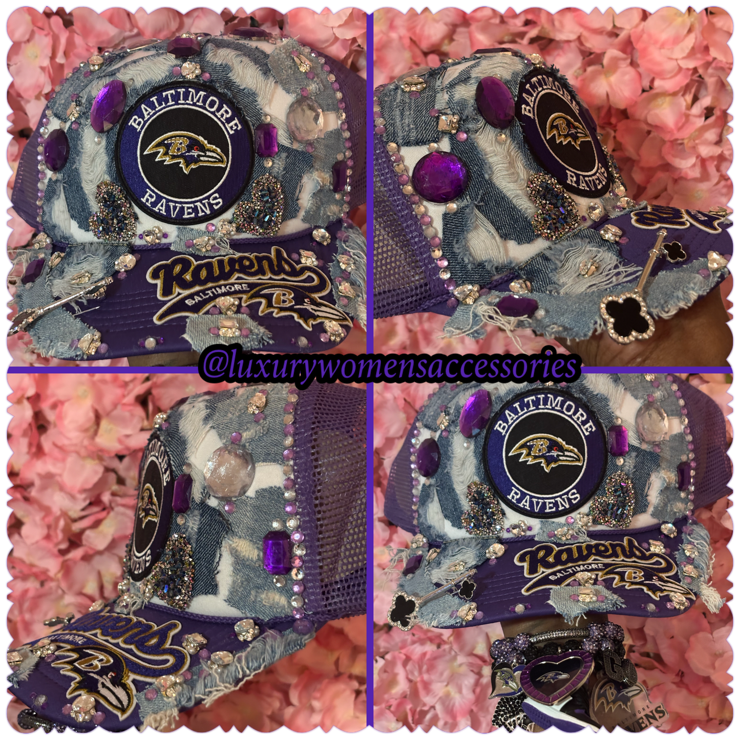 "LUX" Ravens Cap(Ready To Ship)