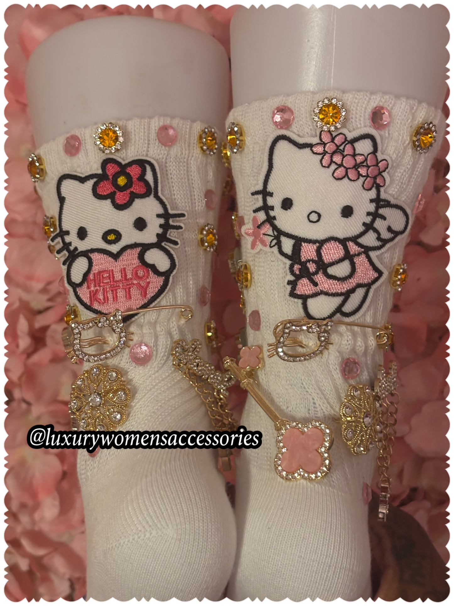 "Custom" HK Jewel Socks(1pair)(Made To Order)