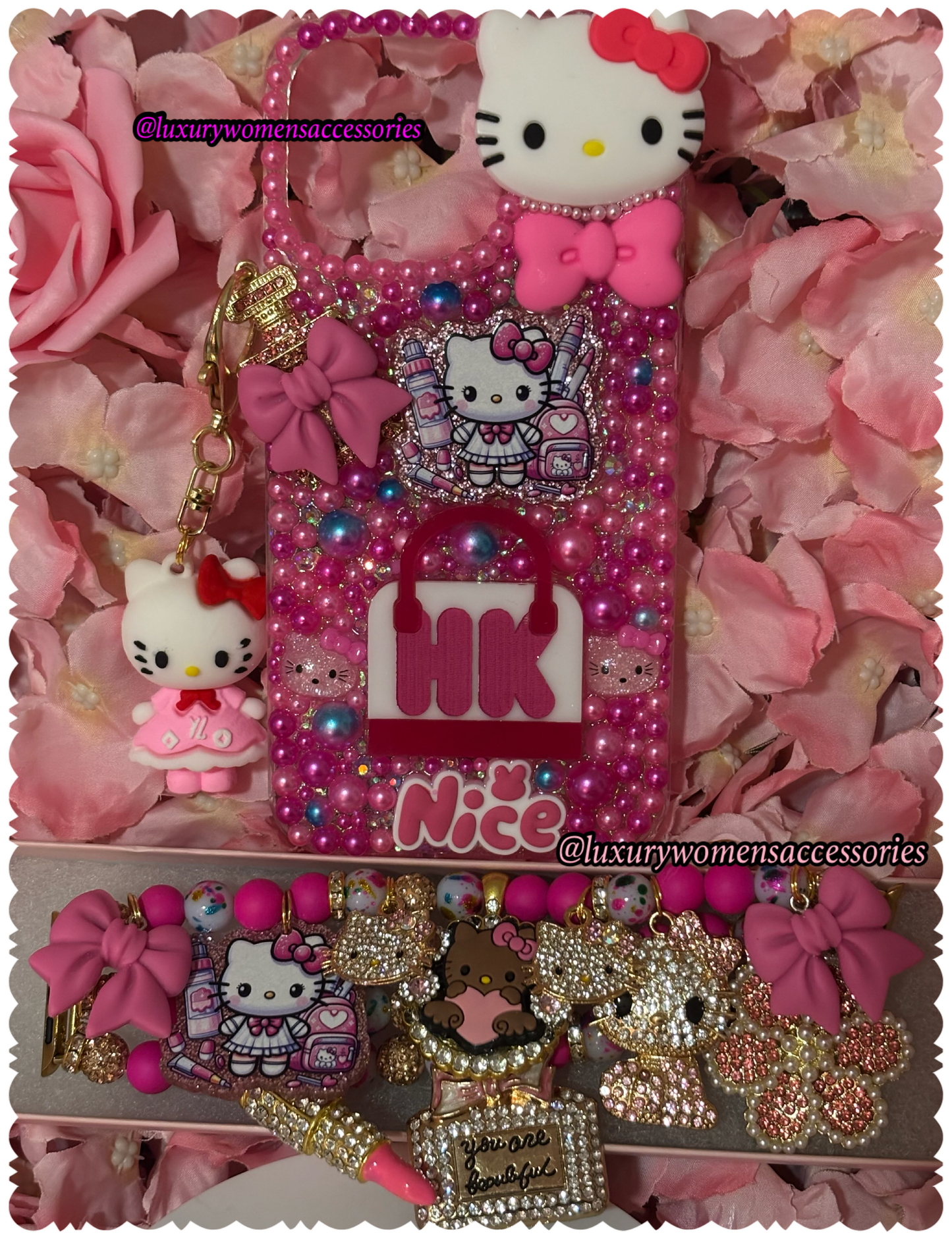 Custom “Bling” Watchband/Phone Case(Made To Order)