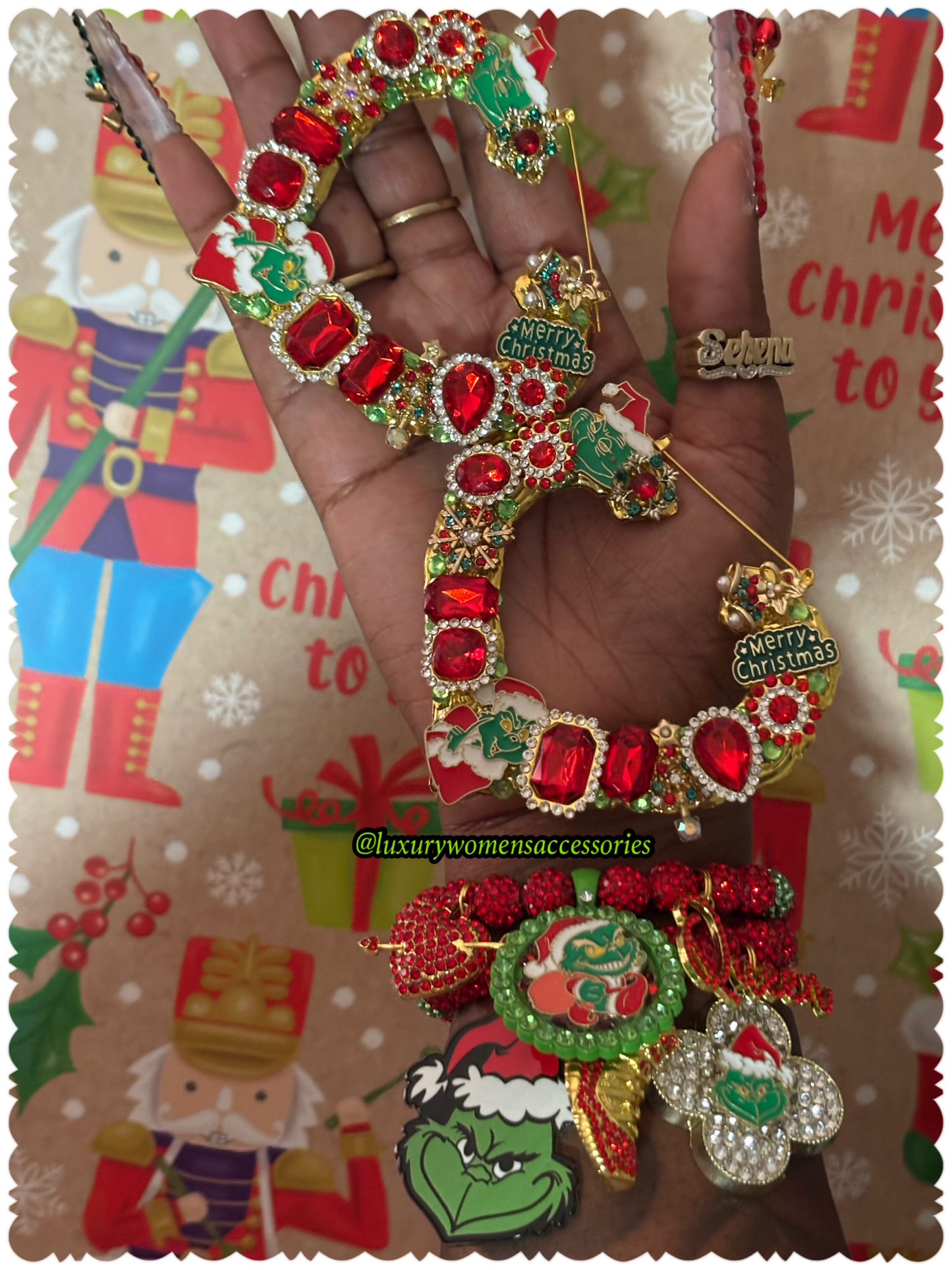 "Custom" Junk Earrings & Bracelets Set(Made To Order)