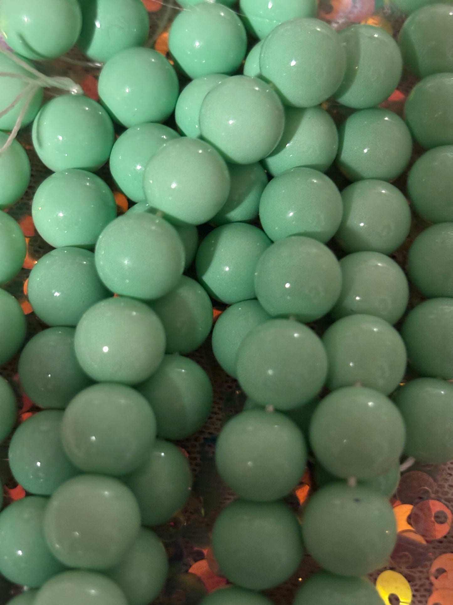 Mint Green Beads(40ct.)