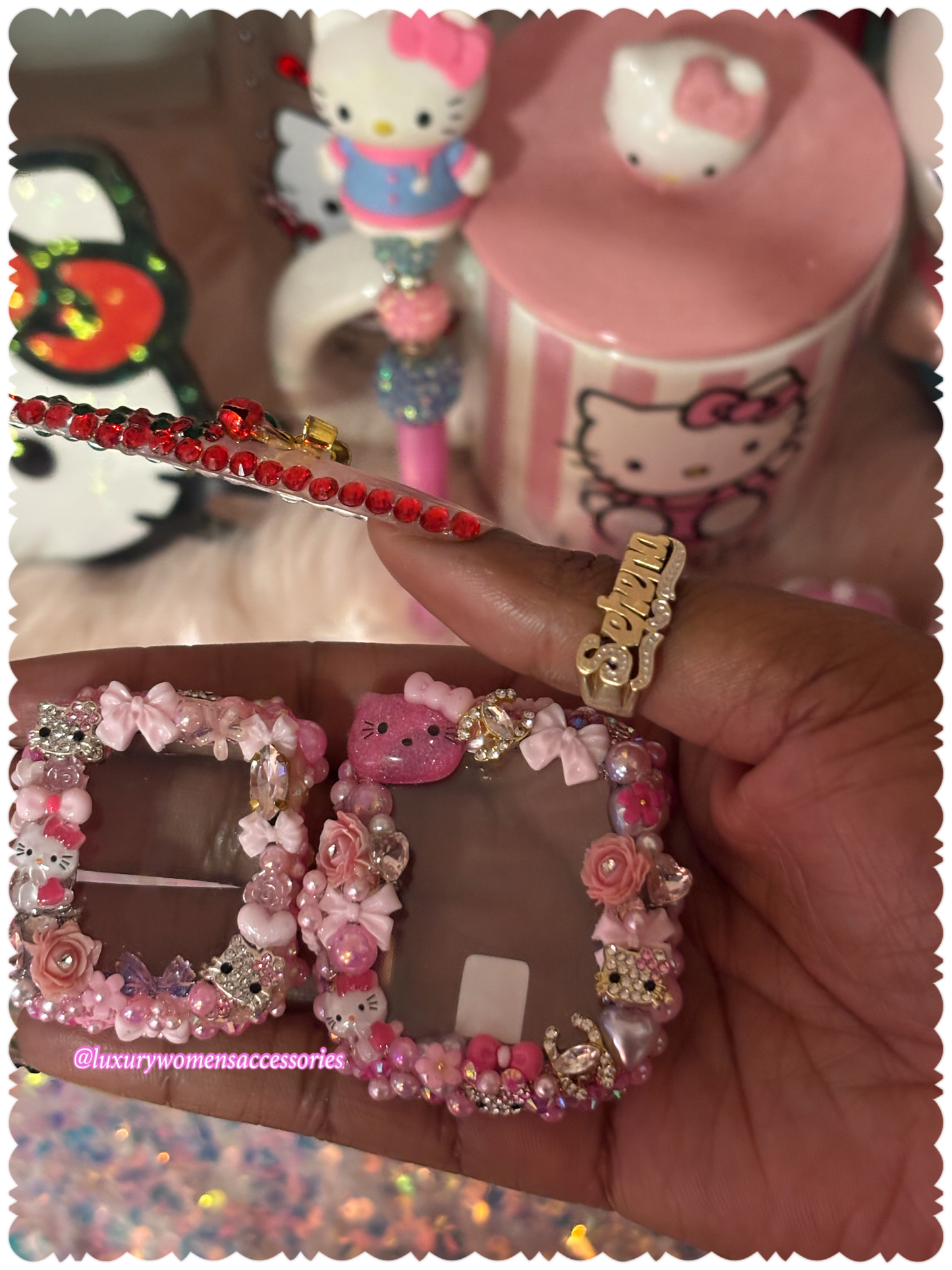 “Custom” Pink “HK” Apple Junk WatchFace(Made To Order)