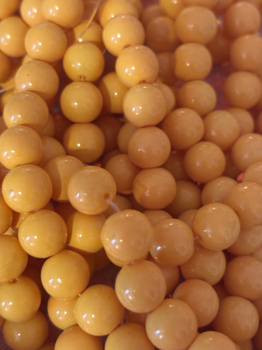 “ Deep Yellow” Beads(40ct.)
