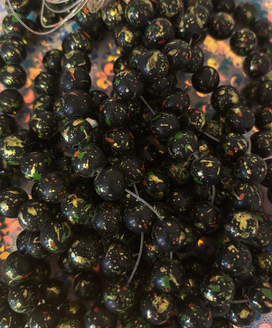 Black/Red/Gold/Green Beads(40ct.)