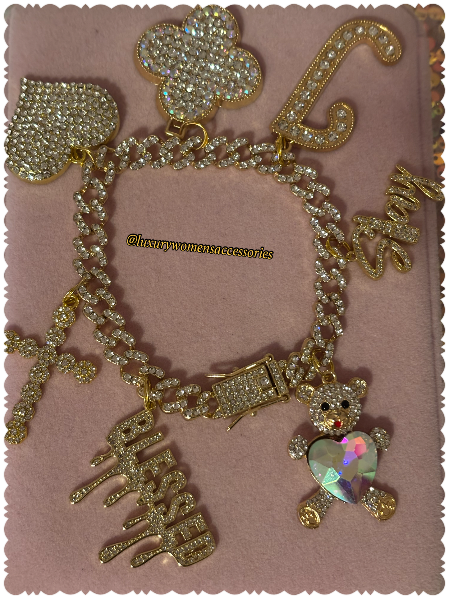 Luxurious Chain Link Anklet(Silver&Gold)(Made To Order)