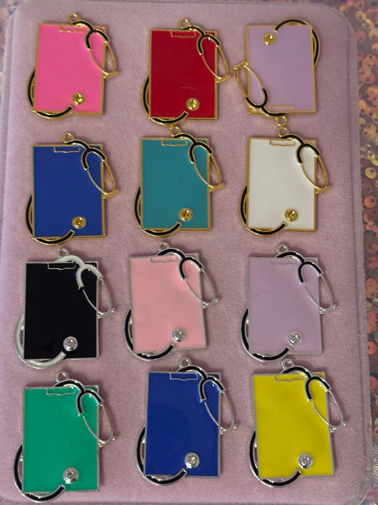 Colored Clipboard Charms(1pc.)