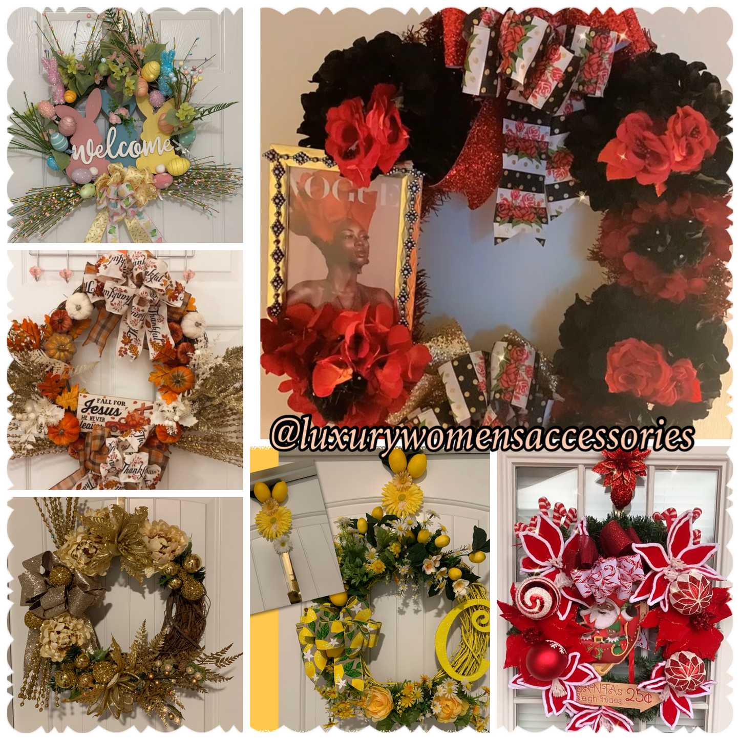 Custom “Luxury” Wreath(Made To Order)