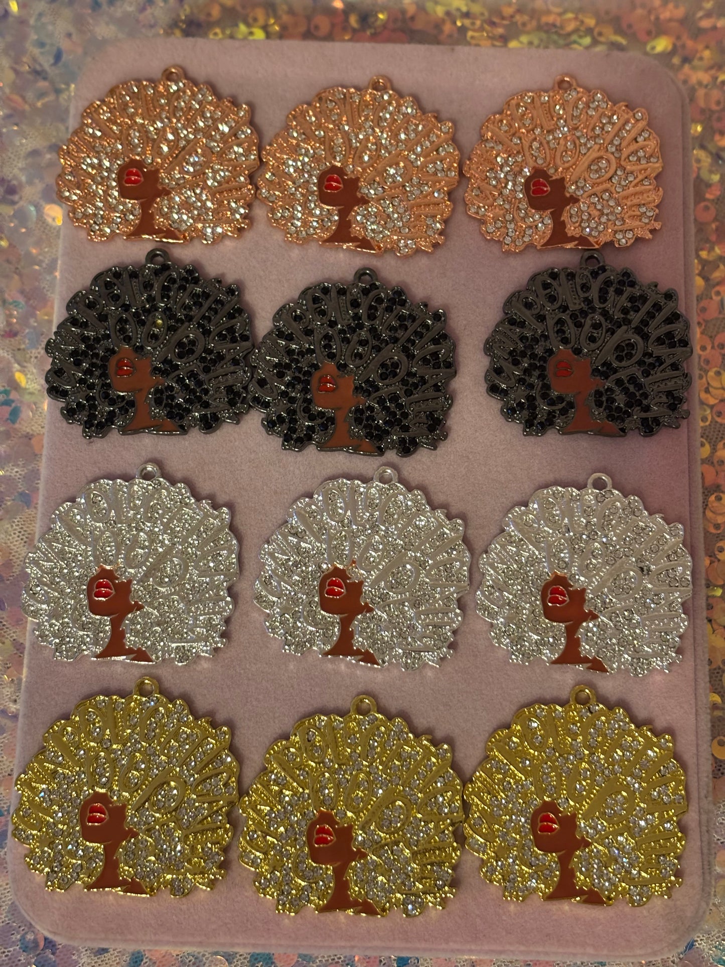 Melanin Lady Charms(1pc.)