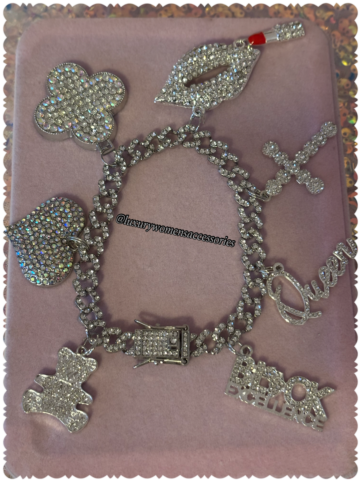 Luxurious Chain Link Anklet(Silver&Gold)(Made To Order)
