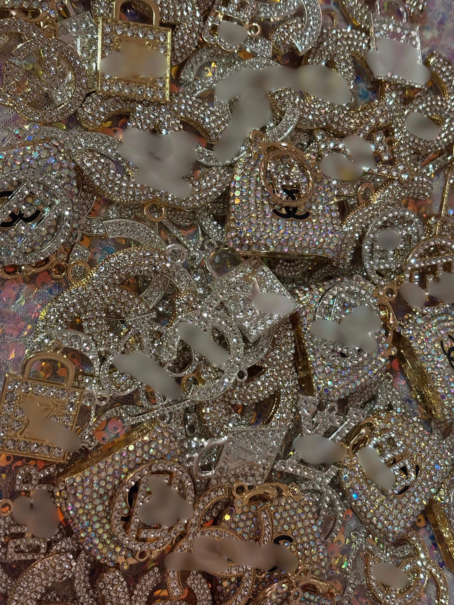 "New" "Luxurious" Luxury “Bling” Charms(set of 10)