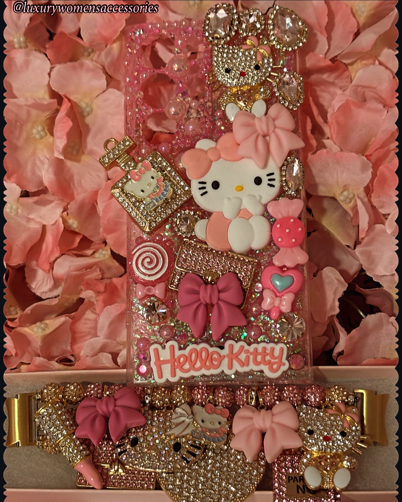 Custom “Bling” Watchband/Phone Case(Made To Order)