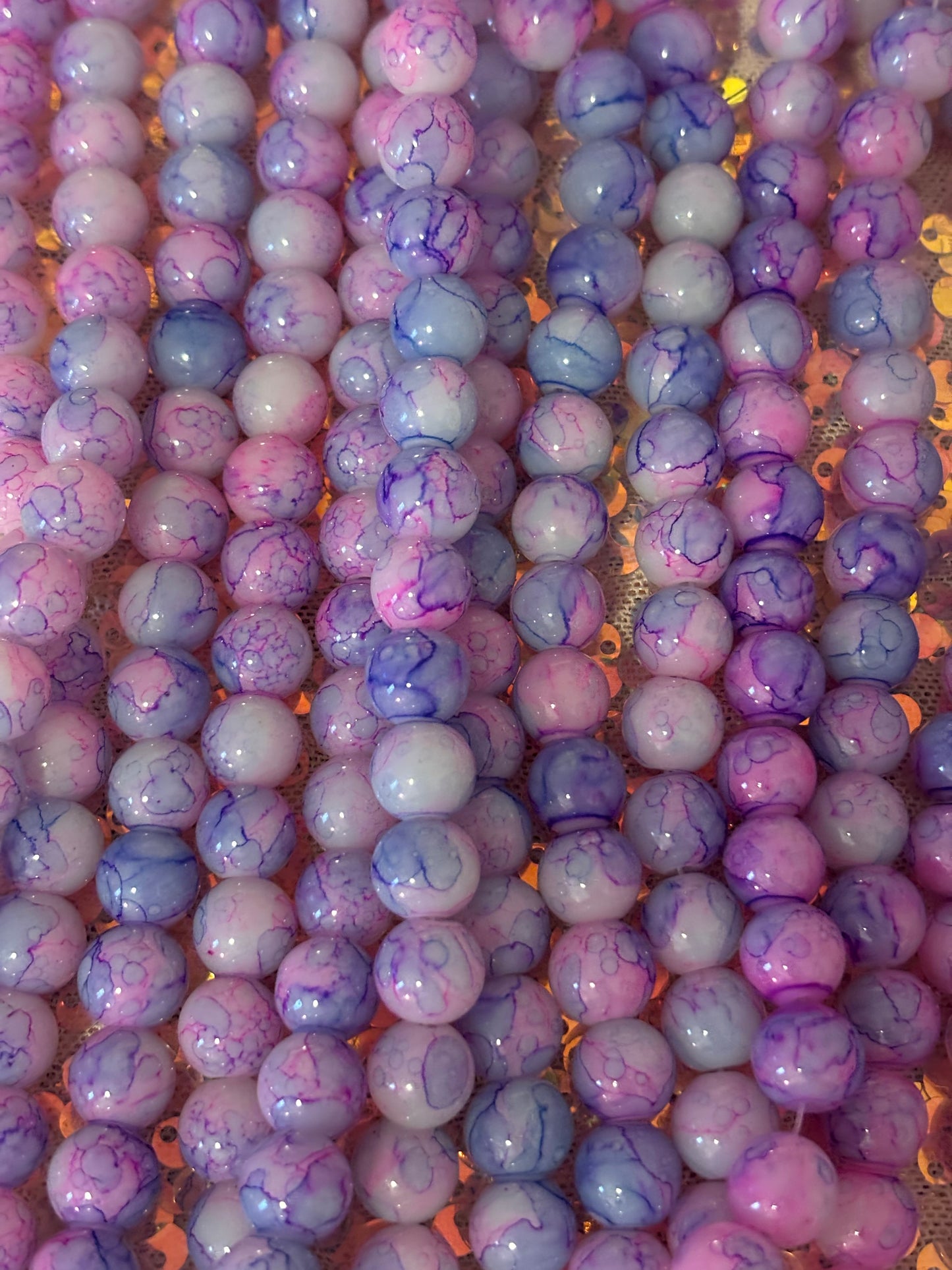 Purple Mix Beads(40ct.)