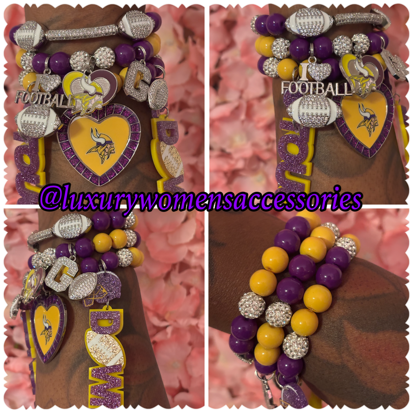 Vikings Beaded Bracelet Set(set of 3)