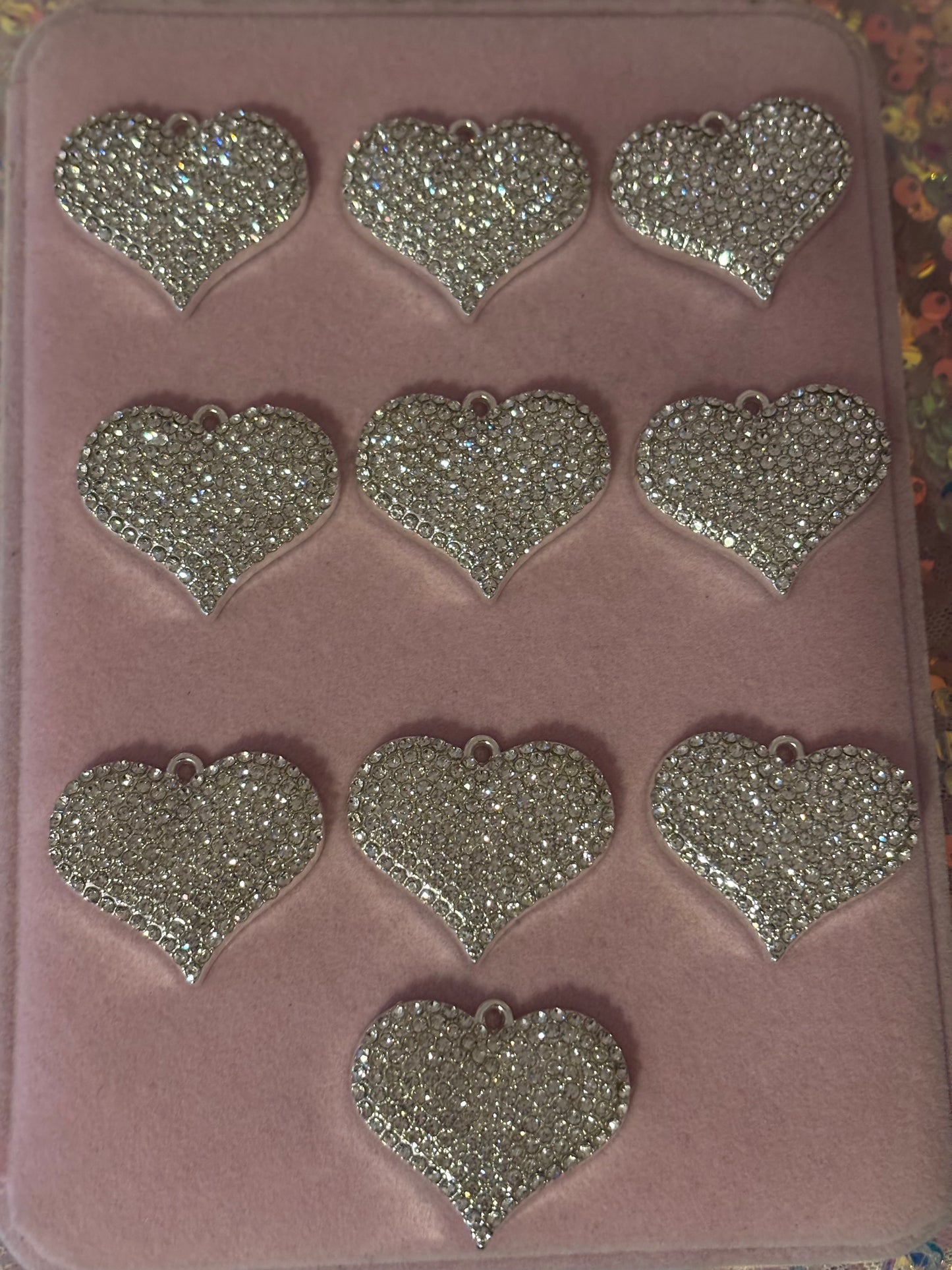 Bling Heart Charms(1pc.)