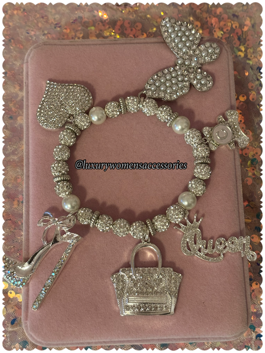 “Luxurious” Beaded Bling Anklets(Made To Order)