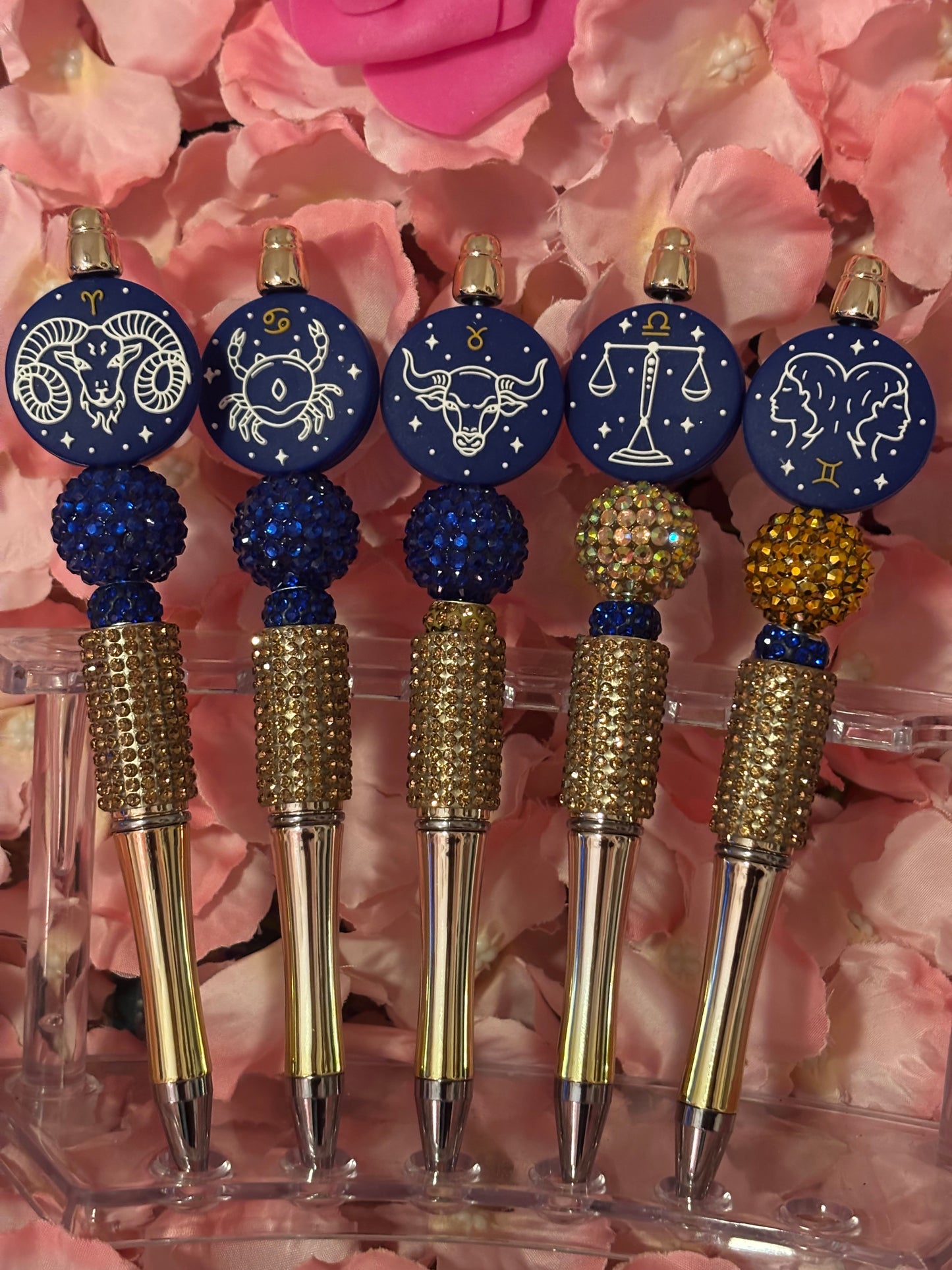 Luxury Zodiac Beaded Pens(1pc.)