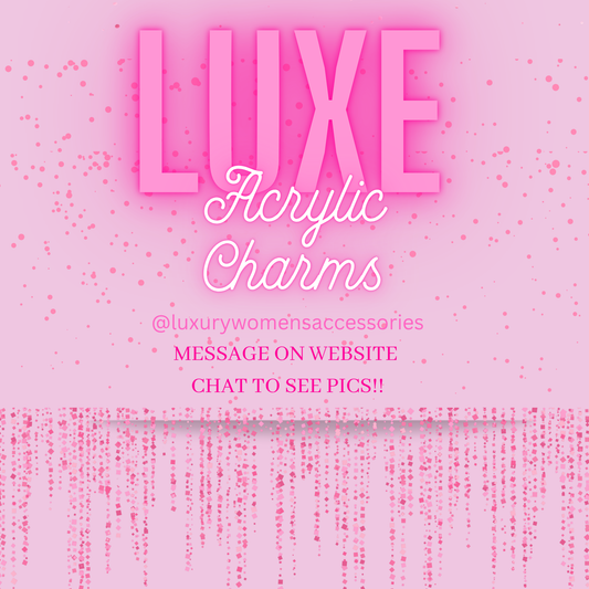 New "Luxury" Acrylic Charms(With Holes)(1pc.)