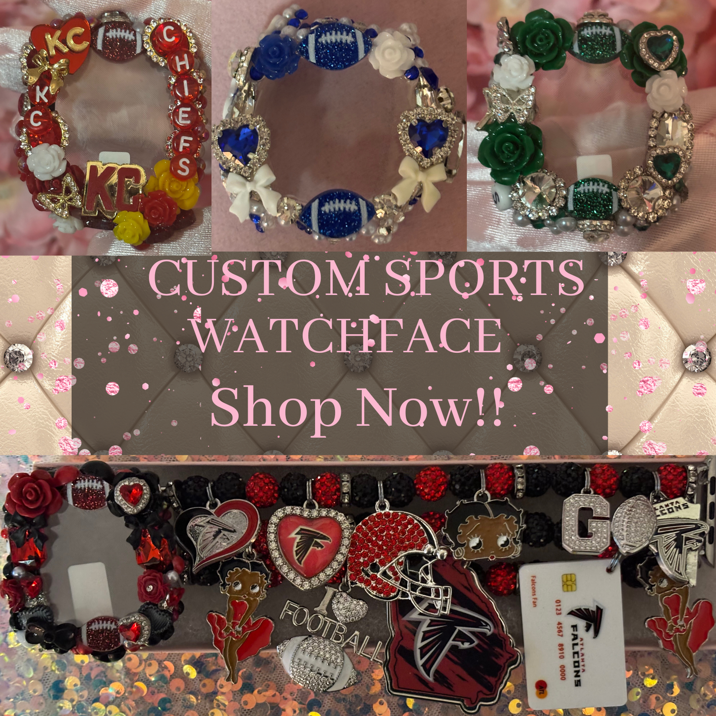 "Custom" Sports Theme WatchFace(Made To Order)