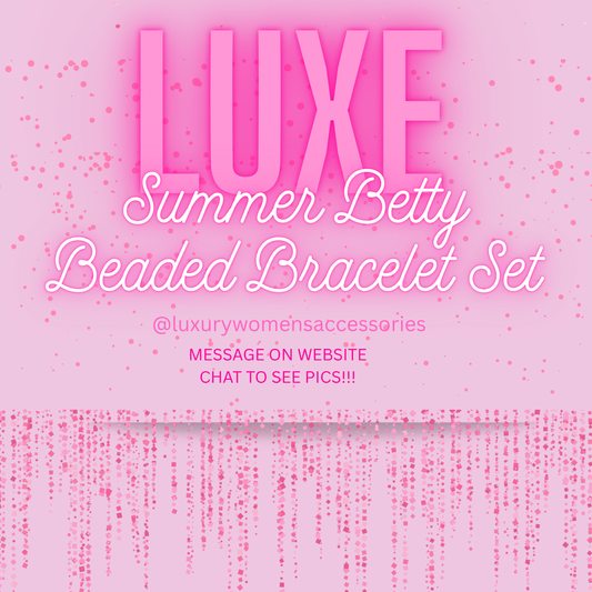"Luxe" "Summer Betty" Beaded Bracelet Set(set of 3)