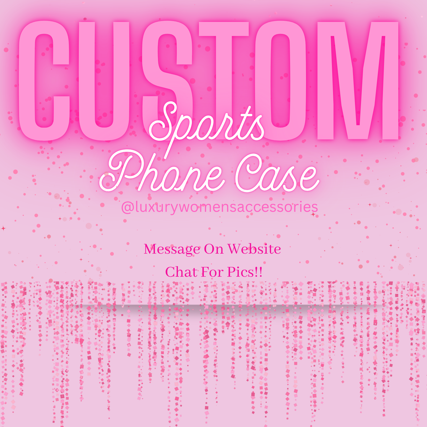 “Custom” Sports Theme Phone Case(Made To Order)