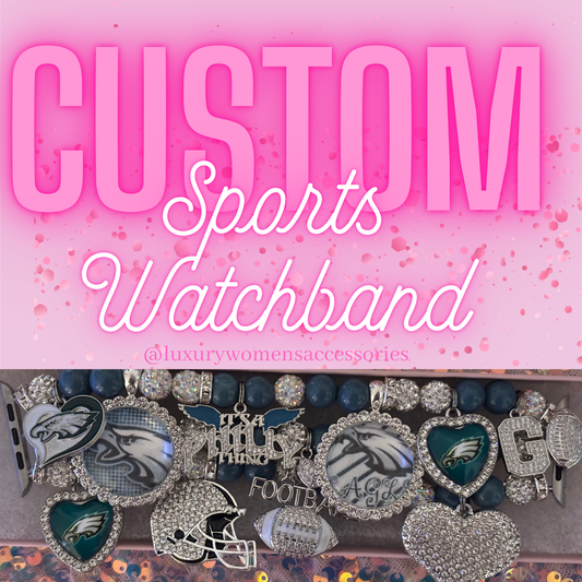 “Custom” Sports Watchband(Made To Order)