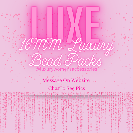 16MM "Luxe" Printed Bead Packs(15ct.)