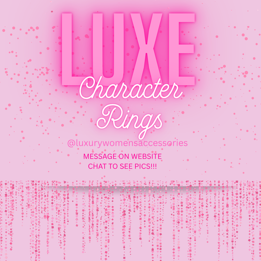 "Luxe" Character Rings(1pc.)