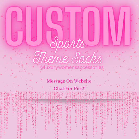 “Custom” Sports Theme Socks(Made To Order)