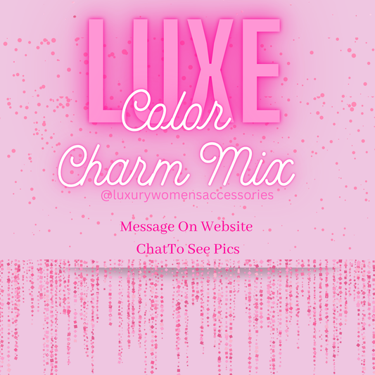 "Luxury" Color Charm Mix(set of 10)